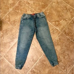 Blue Denim Jogger Stretch Jeans